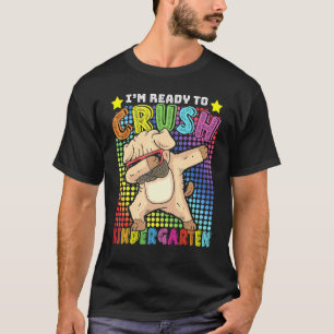 Kindergarten Dabbing Cute Pug Dog Back To School B T-Shirt