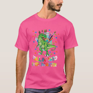 Kindergarten Dinosaur Back to School First Day of T-Shirt