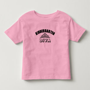 Kindergarten Diva Tiara Toddler T-Shirt