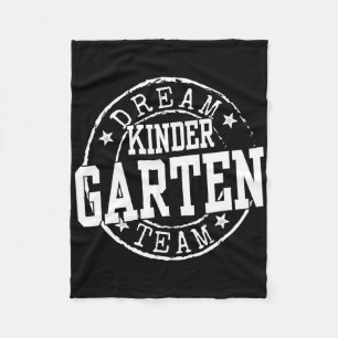 Kindergarten Dream Team Kindergarten Gifts For Tea Fleece Blanket
