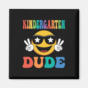 Kindergarten Dude 1st First Day Of School Boy Back Magnet