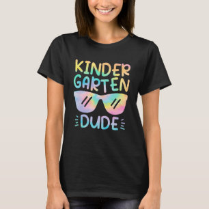 Kindergarten Dude Pencil First Day School Colors T-Shirt
