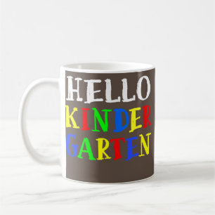 Kindergarten First Day Back To School Kids Coffee Mug