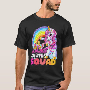 Kindergarten Flossing Unicorn Teacher Team Kinder T-Shirt