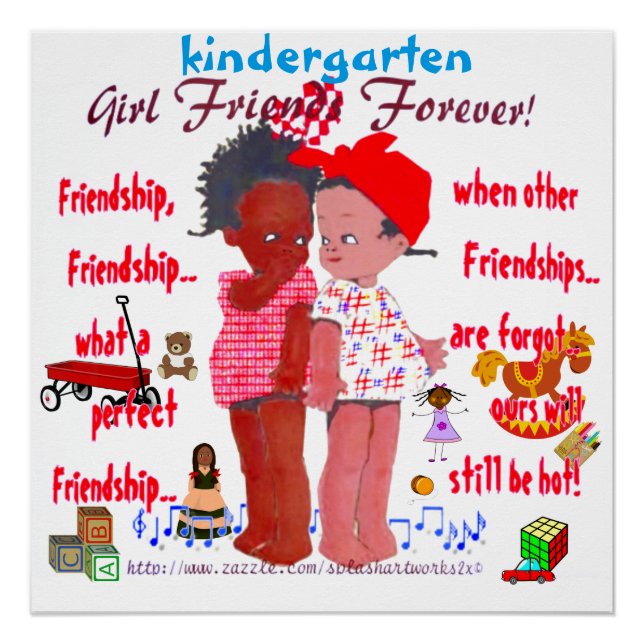"Kindergarten Friends" Poster (Front)
