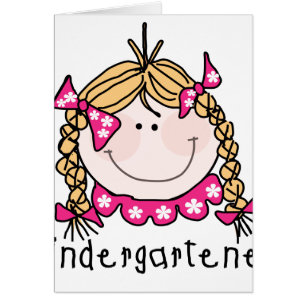 Kindergarten Girl Blonde Hair