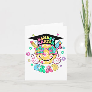 Kindergarten Grad Graduation Last Day School Smile Card