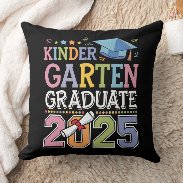 Kindergarten Graduate 2025 Graduation School Cushion (Blanket)