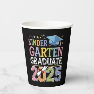Kindergarten Graduate 2025 Graduation School Paper Cups