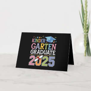 Kindergarten Graduate 2025 Graduation School Thank You Card