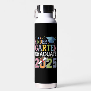 Kindergarten Graduate 2025 Graduation School Water Bottle