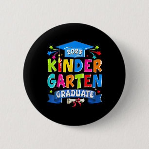 Kindergarten Graduate 2025 Kinder Graduation Kids 6 Cm Round Badge
