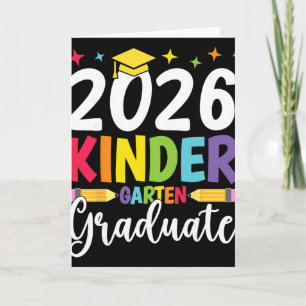 Kindergarten Graduate 2026 Preschool Graduation Ki Card