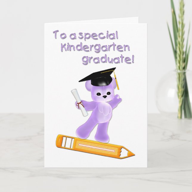 Kindergarten Graduate Card (Front)