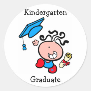 Kindergarten Graduate cartoon Sticker