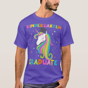 Kindergarten Graduate Graduation Magical Unicorn E T-Shirt