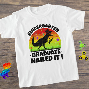 Kindergarten Graduate T-Rex Dino Child's T-Shirt