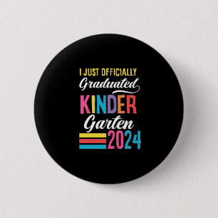 Kindergarten Graduation 1st Grade 2024 6 Cm Round Badge