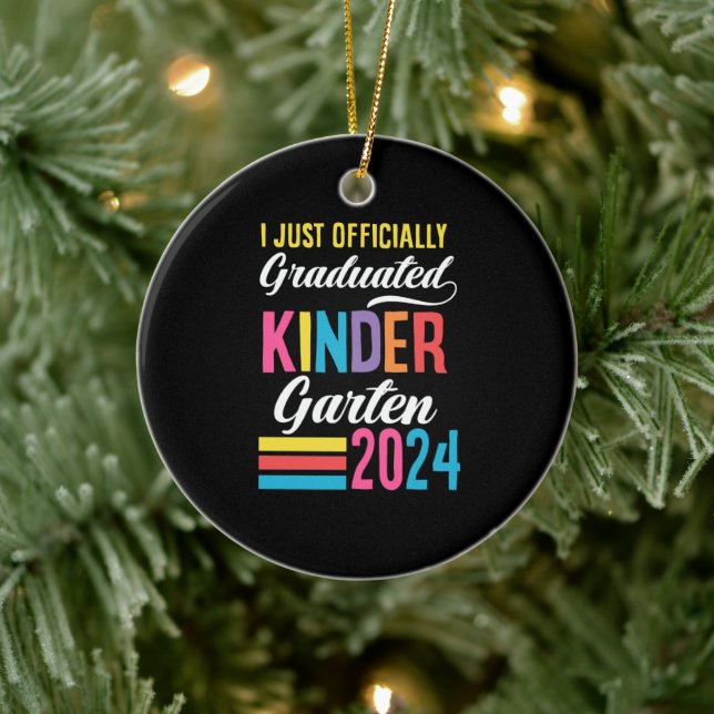 Kindergarten Graduation 1st Grade 2024 Ceramic Tree Decoration (Tree)