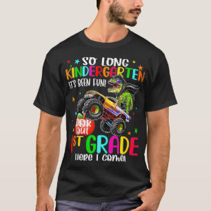 Kindergarten Graduation 1st Grade Here I Come Dino T-Shirt