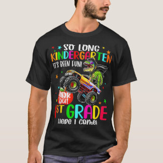 Kindergarten Graduation 1st Grade Here I Come Dino T-Shirt