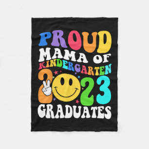 Kindergarten Graduation 2023 Groovy Graduate Shirt Fleece Blanket