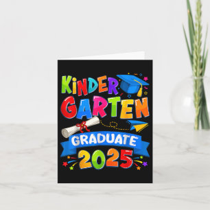 Kindergarten Graduation 2025 Graduate Kids Boys Gi Card