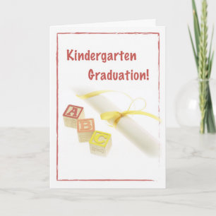 Kindergarten Graduation Card