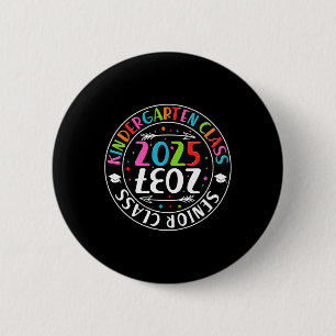 Kindergarten Graduation Cl Of 2025 Senior Cl Of 20 6 Cm Round Badge