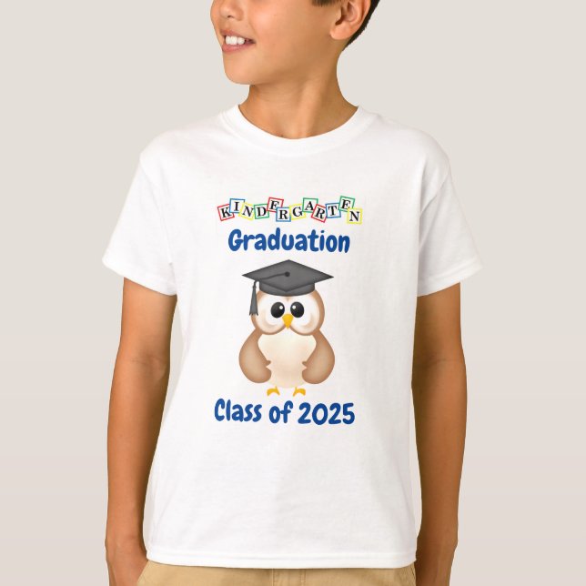 Kindergarten Graduation Class of 2025 T-Shirt (Front)