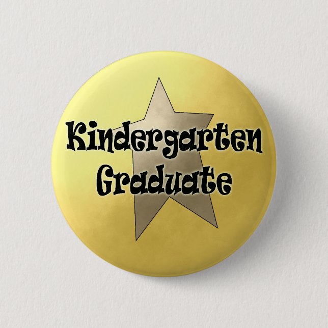 Kindergarten Graduation Gifts 6 Cm Round Badge (Front)