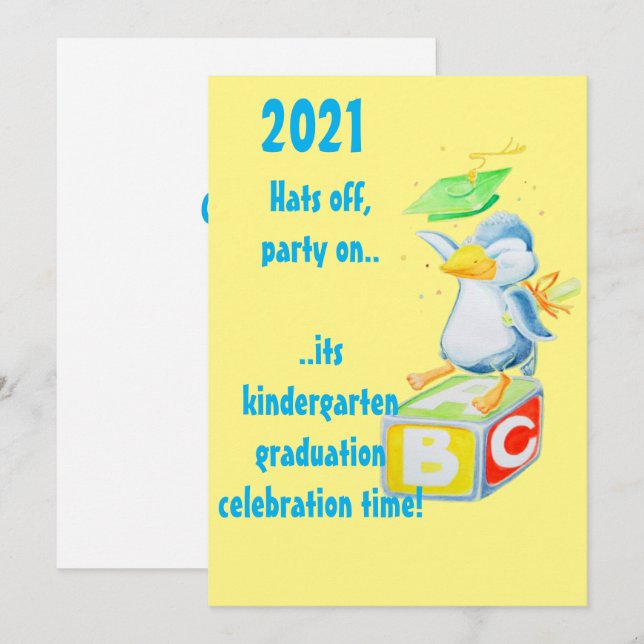 Kindergarten graduation Greeting Card (Front/Back)