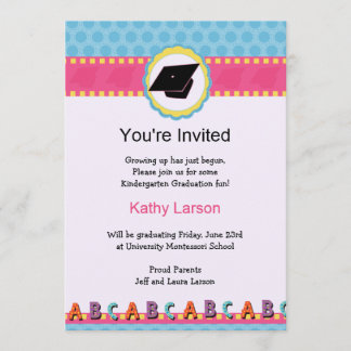 Kindergarten Graduation Invitation