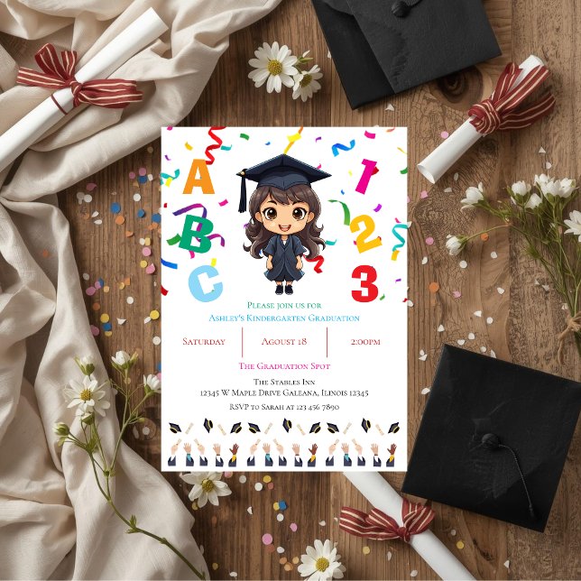 Kindergarten Graduation  Invitation (Creator Uploaded)