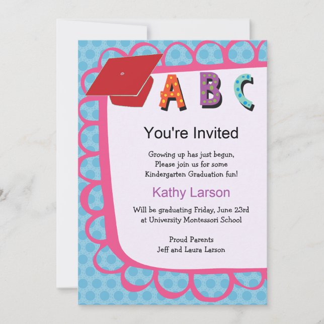 Kindergarten Graduation Invitation (Front)