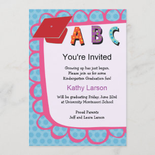 Kindergarten Graduation Invitation