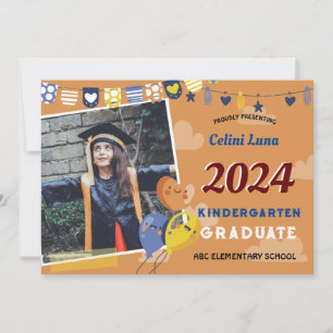 Kindergarten Graduation Invitation with Photo