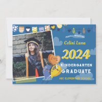 Kindergarten Graduation Invitation with Photo
