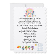 Kindergarten Graduation Invite