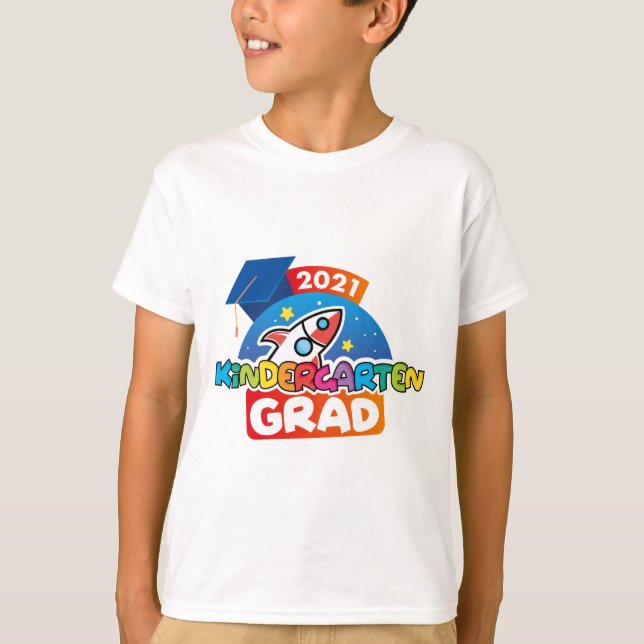 Kindergarten Graduation, Kinder Grad T-Shirt (Front)
