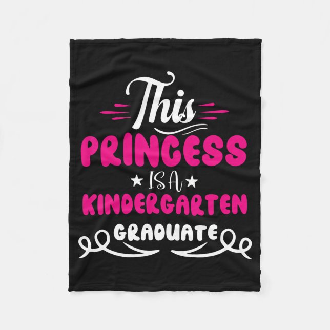 Kindergarten Graduation Last Day Of School Girls  Fleece Blanket (Front)
