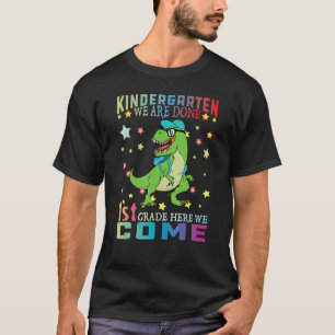 Kindergarten Graduation Magical Dinosaur For  Boys T-Shirt