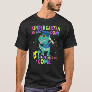 Kindergarten Graduation Magical Dinosaur For Kids T-Shirt
