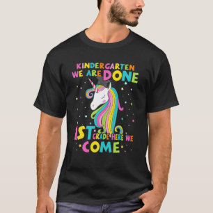 KINDERGARTEN Graduation Magical Unicorn 1ST GRADE T-Shirt