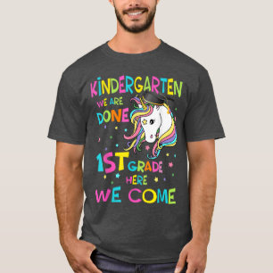 Kindergarten Graduation Magical Unicorn Boys Girls T-Shirt