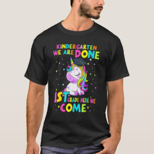 Kindergarten Graduation Magical Unicorn For Girls T-Shirt