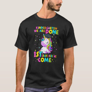 Kindergarten Graduation Magical Unicorn For Girls  T-Shirt