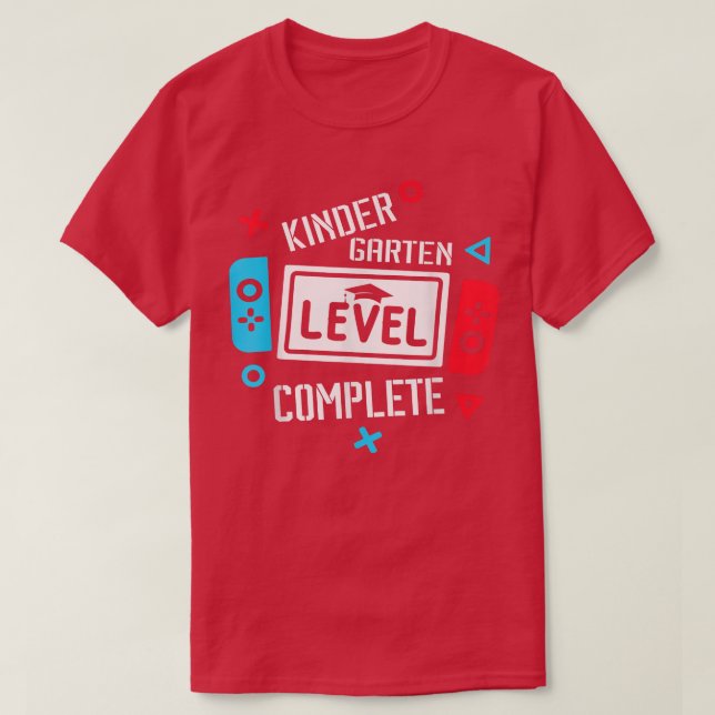 Kindergarten Graduation Shirt Level Complete Video (Design Front)