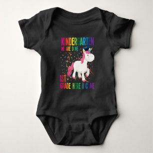Kindergarten Graduation Surprise First Grade Kids Baby Bodysuit