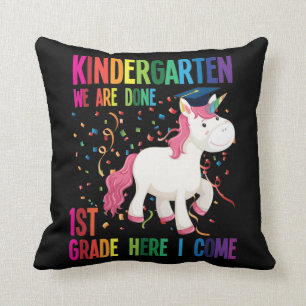 Kindergarten Graduation Surprise First Grade Kids Cushion
